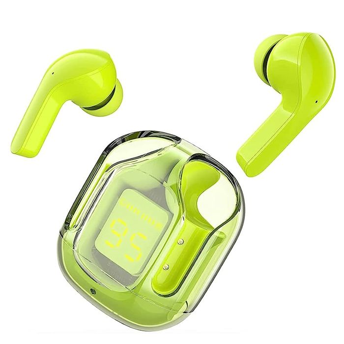 Air 31 Tws Original With Big Packing Transparent Earbuds Bluetooth 5.3v Green